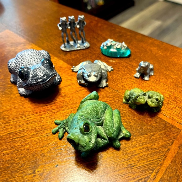 Frogs!!  Set of 7 pieces! 🐸 - Picture 2 of 14